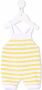 Little Bear Gestreepte romper Wit - Thumbnail 1