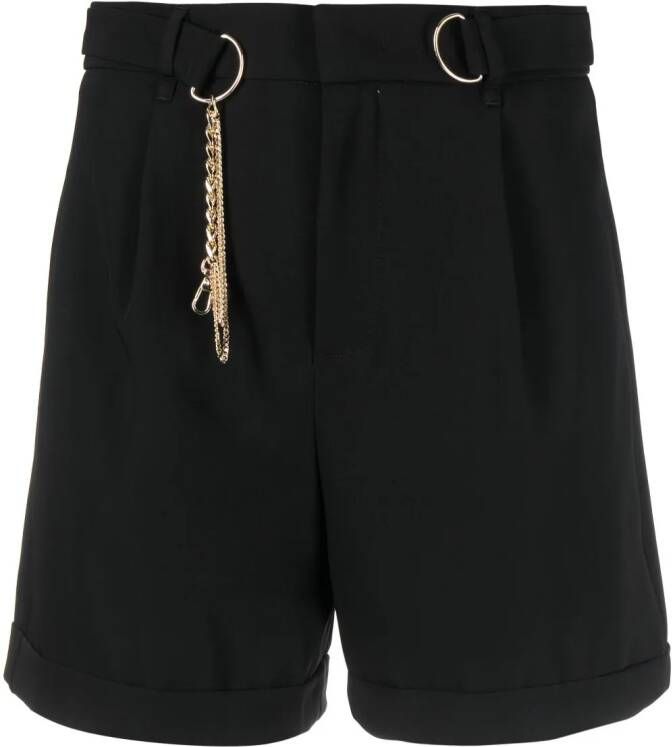 LIU JO Shorts met kettingdetail Zwart