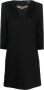 LIU JO Mini-jurk met V-hals Zwart - Thumbnail 1