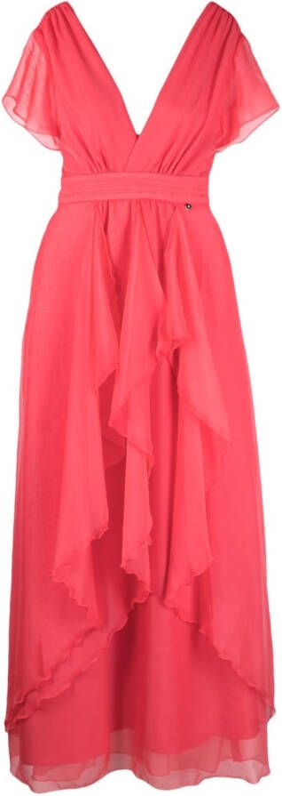 LIU JO Maxi-jurk met ruches Roze