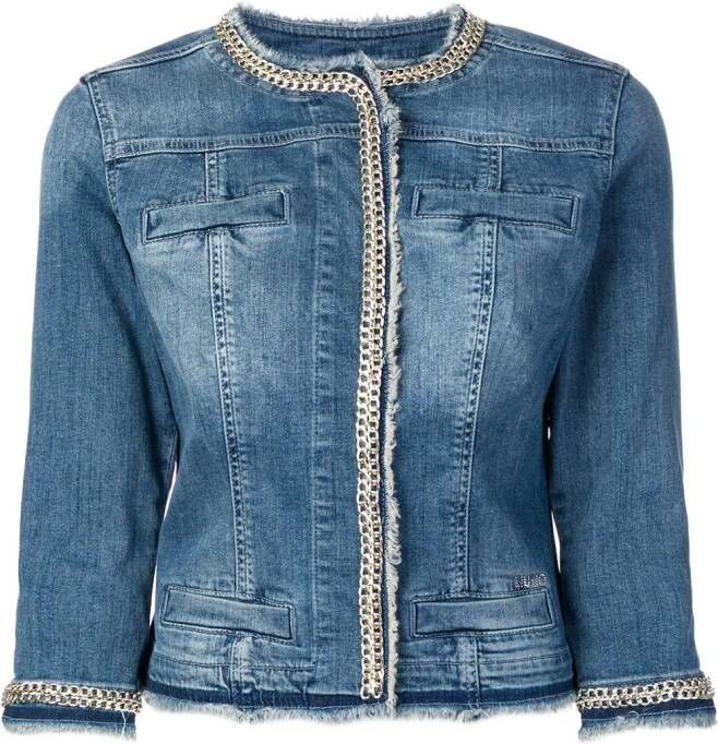 LIU JO Denim jasje Blauw