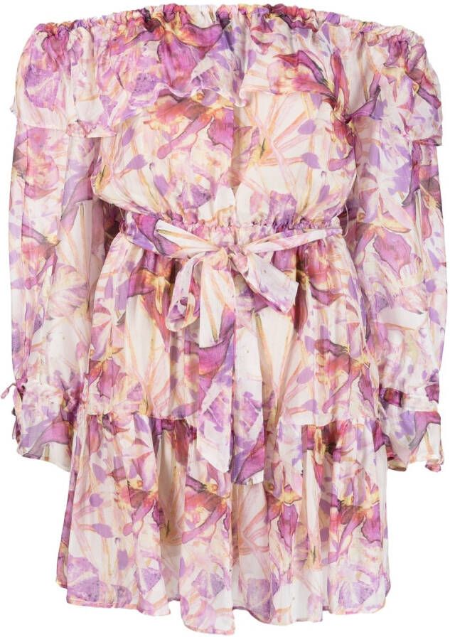 LIU JO Mini-jurk met bloemenprint Roze
