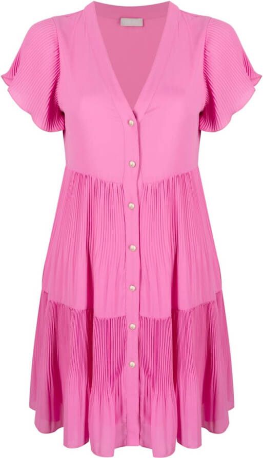 LIU JO Geplooide jurk Roze