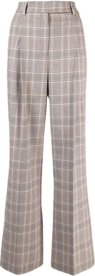 LIU JO Geruite broek Beige