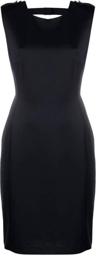 LIU JO Jurk met knoopdetail Blauw