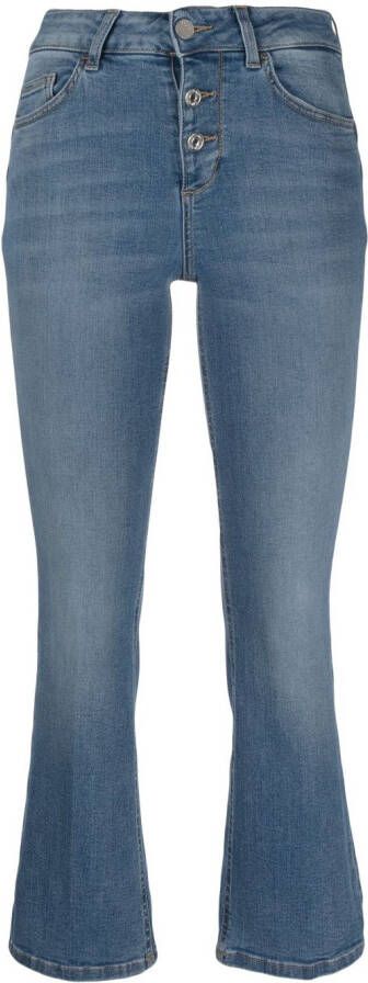 LIU JO Kick-flare jeans Blauw