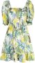 LIU JO Blousejurk met bladerprint Wit - Thumbnail 1