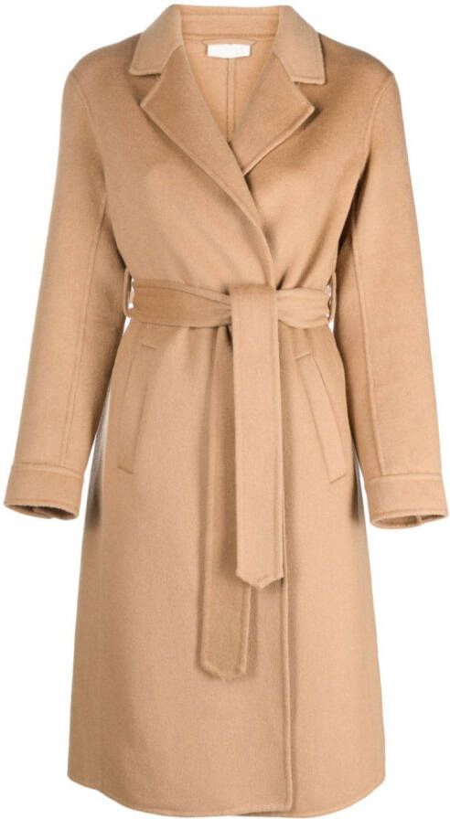 LIU JO Mantel met ceintuur Beige