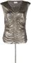 LIU JO Midi-jurk met trekkoord Goud - Thumbnail 1