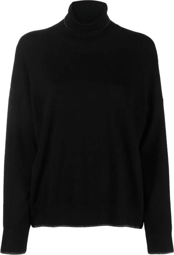LIU JO Metallic trui Zwart
