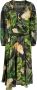 LIU JO Midi-jurk met tropische print Groen - Thumbnail 1