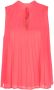 LIU JO Mouwloze blouse Roze - Thumbnail 1