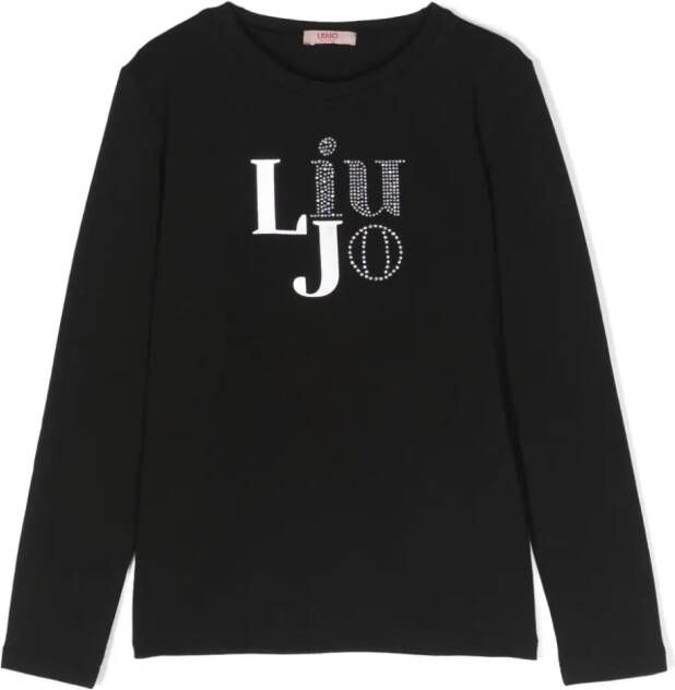 Liu Jo Kids Jersey T-shirt Zwart