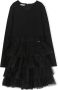 Liu Jo Kids Mini-jurk met tulen rok Zwart - Thumbnail 1