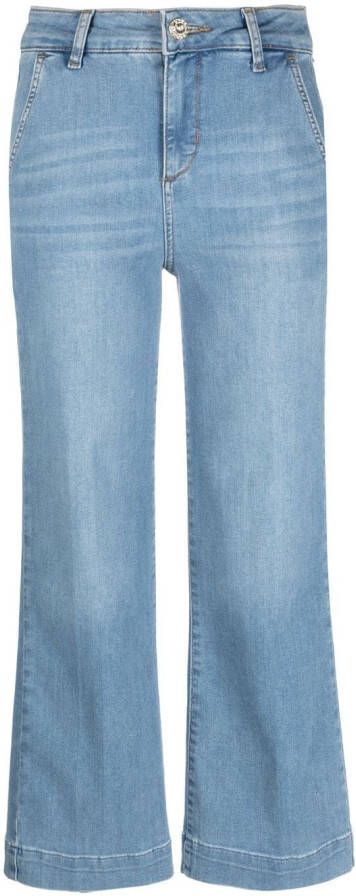 LIU JO Jeans met wijde pijpen Blauw
