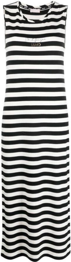 LIU JO Jurk met tekst Zwart