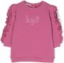Liu Jo Kids Sweater met geborduurd logo Roze - Thumbnail 1