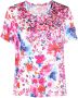 LIU JO T-shirt met bloemenprint Roze - Thumbnail 1