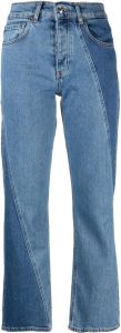 LIU JO two-tone flared jeans Blauw