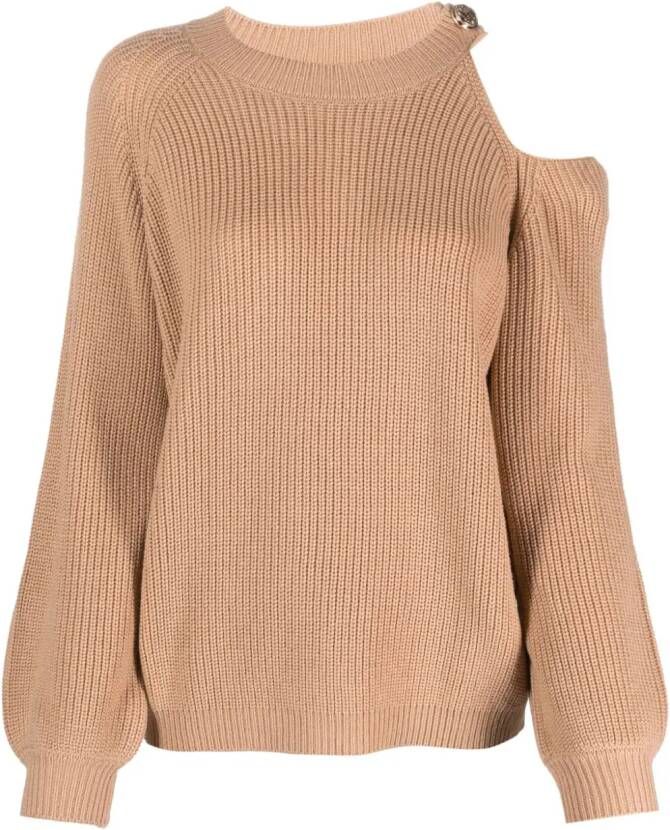 LIU JO Uitgesneden trui Beige