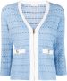 LIU JO Vest met jacquard Blauw - Thumbnail 1