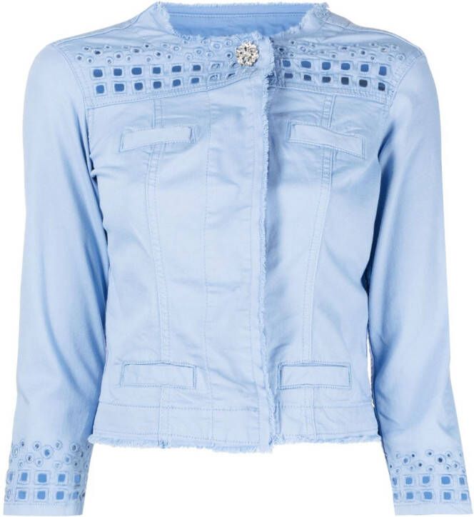 LIU JO Denim jack Blauw