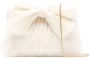 Loeffler Randall Rayne clutch met strikdetail Wit - Thumbnail 1