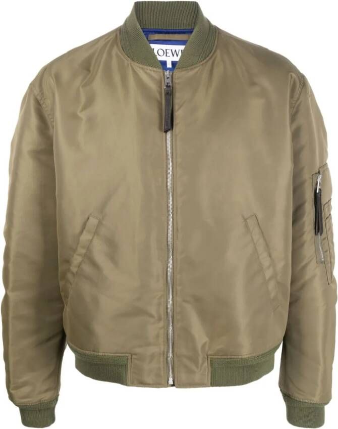 LOEWE Bomberjack met rits Groen