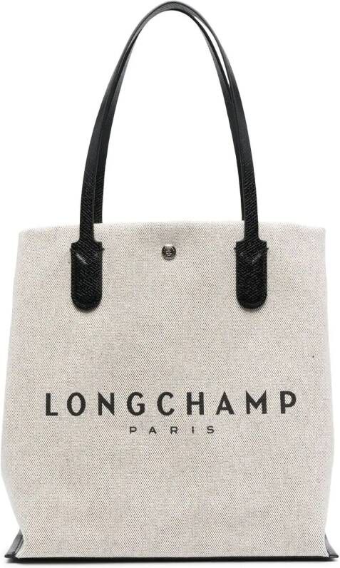 Longchamp Beige Essential Toile Tassen Beige Dames