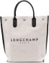 Longchamp Essential canvas shopper Beige - Thumbnail 1