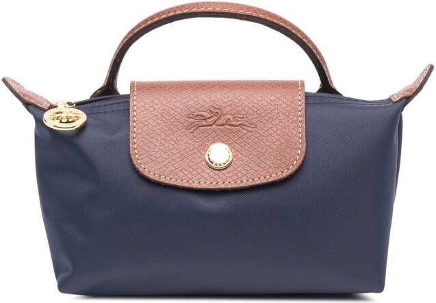 Longchamp Le Pliage make-up tas Blauw