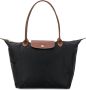 Longchamp Le Pliage grote shopper Zwart - Thumbnail 1
