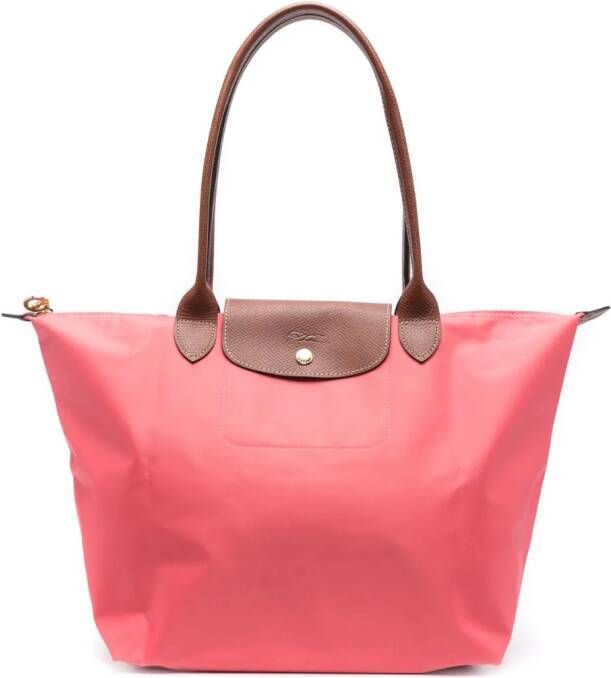 Longchamp Le Pliage grote shopper Roze