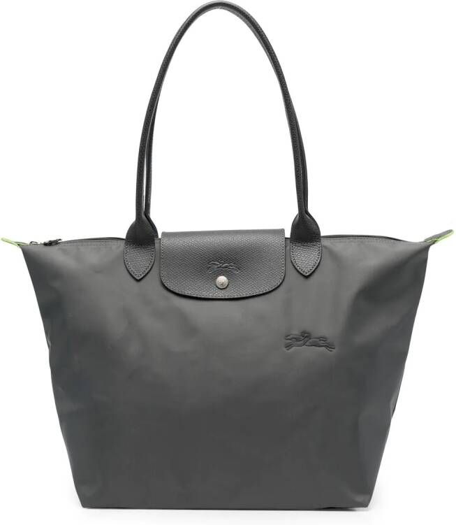 Longchamp Le Pliage grote shopper Grijs