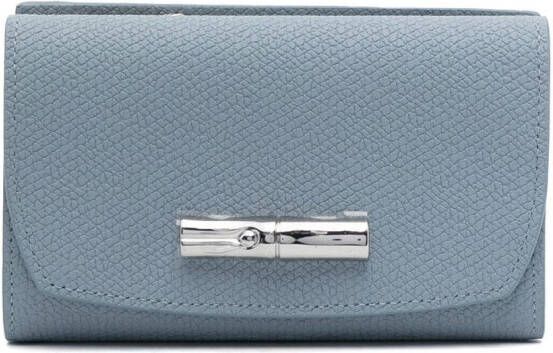 Longchamp Leren portemonnee Blauw