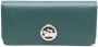 Longchamp Portemonnee met print Groen - Thumbnail 1