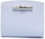 Longchamp Roseau leren portemonnee Blauw - Thumbnail 1