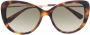 Longchamp Zonnebril met schildpadschild design Bruin - Thumbnail 1