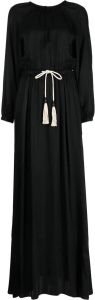 Lorena Antoniazzi Maxi-jurk met touwdetail Zwart