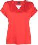 Lorena Antoniazzi T-shirt met print Rood - Thumbnail 1