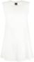 Lorena Antoniazzi Tanktop met glitter kraag Wit - Thumbnail 1