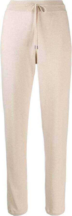 Loro Piana Gebreide trainingsbroek Beige