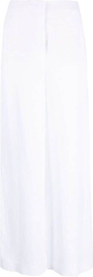 Loro Piana Broek met wijde pijpen Wit