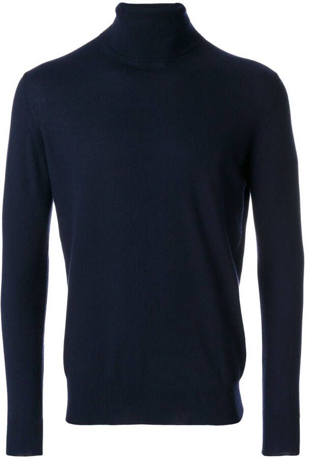 Loro Piana roll neck jumper Blauw