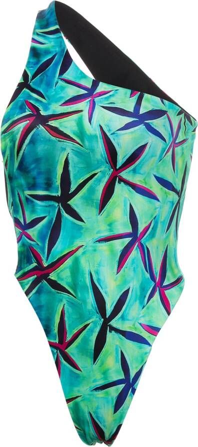 Louisa Ballou Asymmetrische badpak Veelkleurig