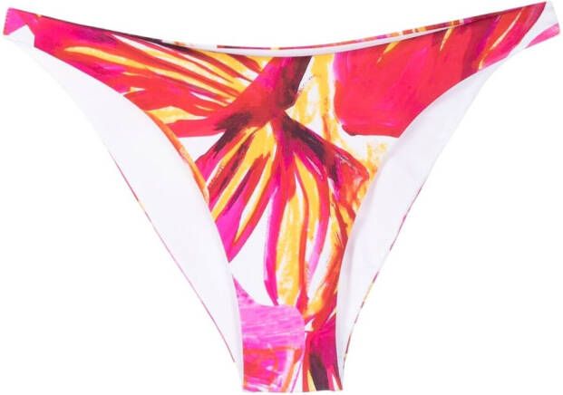 Louisa Ballou Bikinislip met print Geel