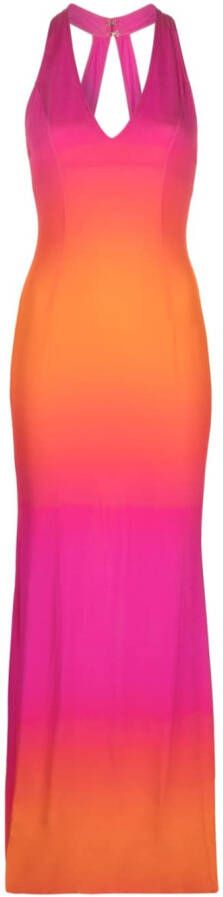 Louisa Ballou Maxi-jurk met kleurverloop Roze
