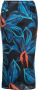 Louisa Ballou Midi-rok met print Zwart - Thumbnail 1