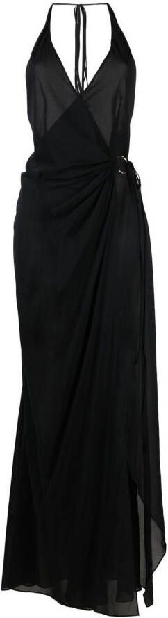 Louisa Ballou Mouwloze jurk Zwart