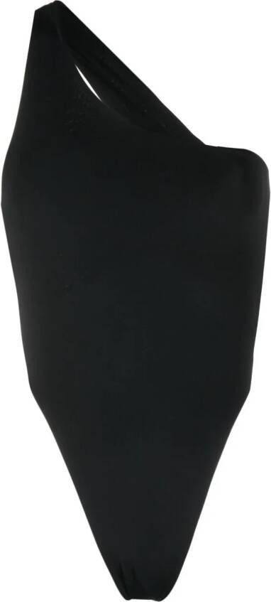 Louisa Ballou Asymmetrisch badpak Zwart